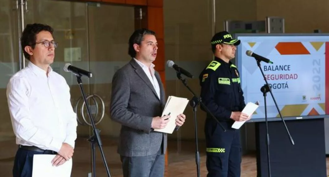 Bogotá registró descenso histórico de homicidios, aunque robos siguen en aumento