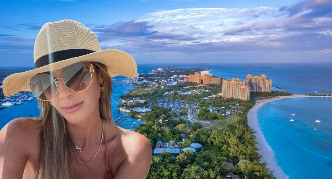 Foto de Carolina Soto en sus lujosas vacaciones en las Bahamas: cuánto vale una noche en el hotel en el que ella se hospeda.
