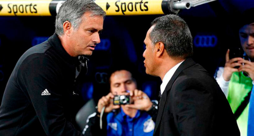 José Mourinho y Hernán Torres