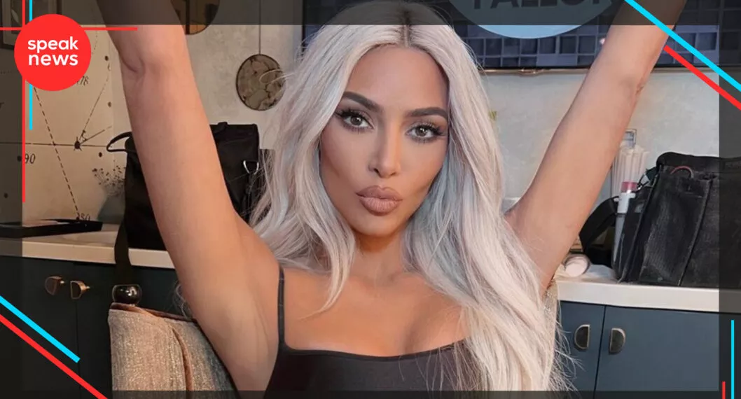 Imagen de Kim Kardashian que respondió a demanda sobre su marca Skkn by Kim