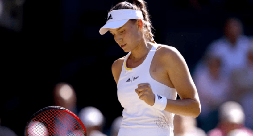 Imagen de Elena Rybakina que jugará su primera final de Grand Slam en Wimbledon