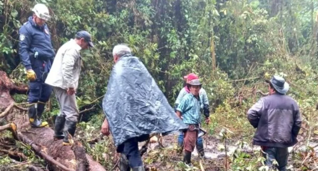 Mujer desaparecida durante deslizamiento en Cundinamarca fue hallada sin vida