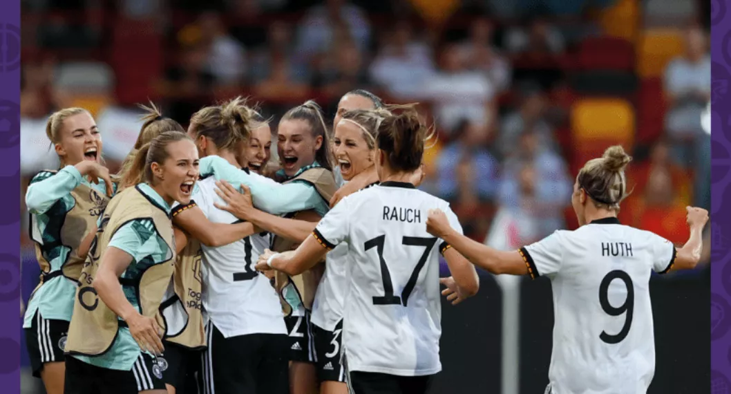 Imagen del juego de la Eurocopa Femenina 2022, en el que Alemania ganó a España y está cerca de cuartos de final