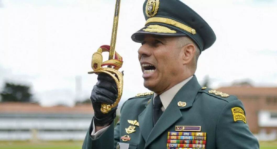 El general Eduardo Zapateiro, comandante del Ejército Nacional.