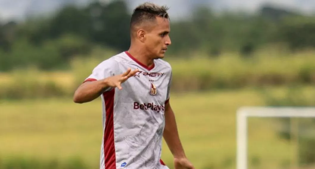 Brayan Rovira, volante ‘Pijao’. Deportes Tolima vs. Deportivo Cali por Liga Betplay: jueves 14 de julio de 2022