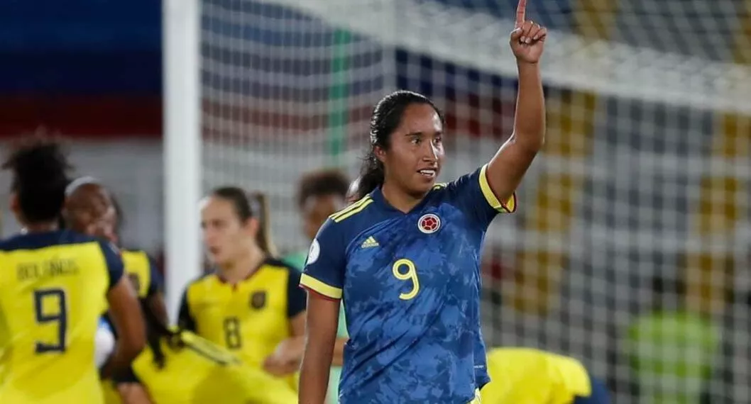 Foto de Mayra Ramírez, en nota de Selección Colombia Femenina en Copa América: cómo le fue ante Ecuador, qué pasó.