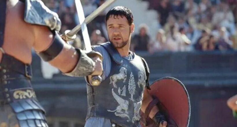 Imagen de Russell Crowe que vuelve al Coliseo de Roma 22 años después de 'Gladiator'
