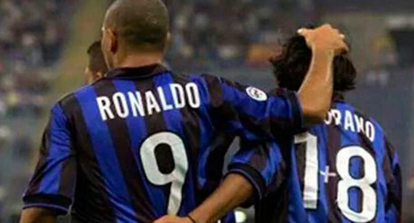 Ronaldo e Iván Zamorano. ¿Por qué Iván Zamorano jugaba con la camiseta 1+8 y qué tiene que ver Ronaldo?