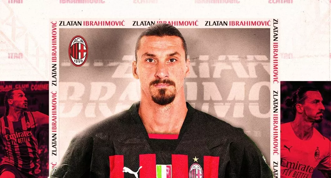 Imagen de Zlatan Ibrahimovic que renovó un año más con Milán a sus 40 años