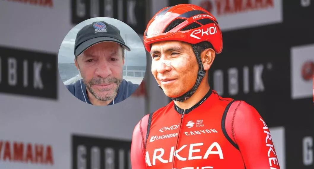 Foto de Pirry y Nairo Quintana, en nota de Nairo Quintana a Pirry lo expuso por comentario sobre etapa en Tour de Francia