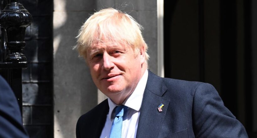 Boris Johnon y su particular despedida del Parlamento británico.