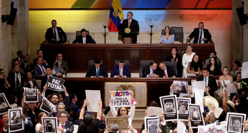 "Se merecía el abucheo”: Inti Asprilla no se arrepiente de gritarle a Duque en el Congreso