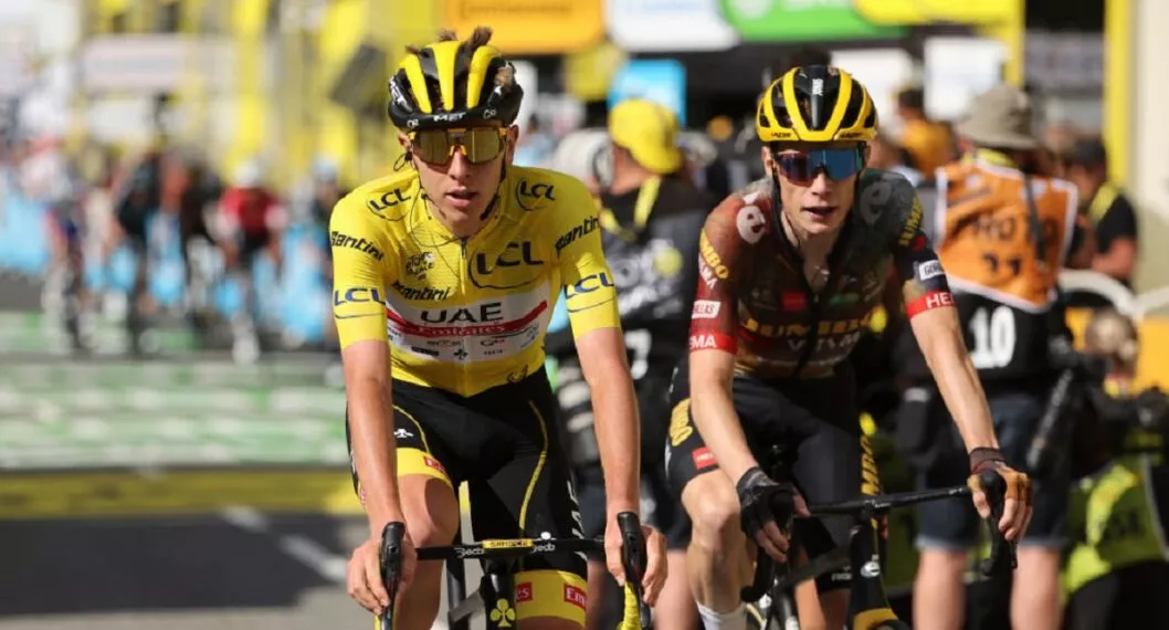 Pogacar alabó a Vingegaard tras caída en Tour de Francia hoy