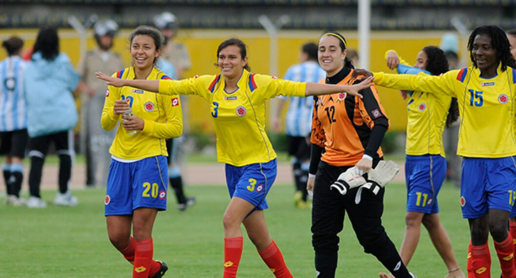 Imagen de las jugadoras de Copa América Femenina, a propósito de las participaciones de Selección Colombia y su mejor puesto