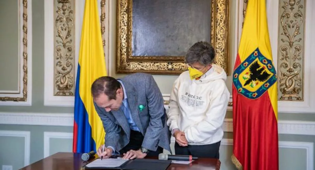 Imagen de Antonio Sanguino que ya es jefe de gabinete de la Alcaldía de Bogotá
