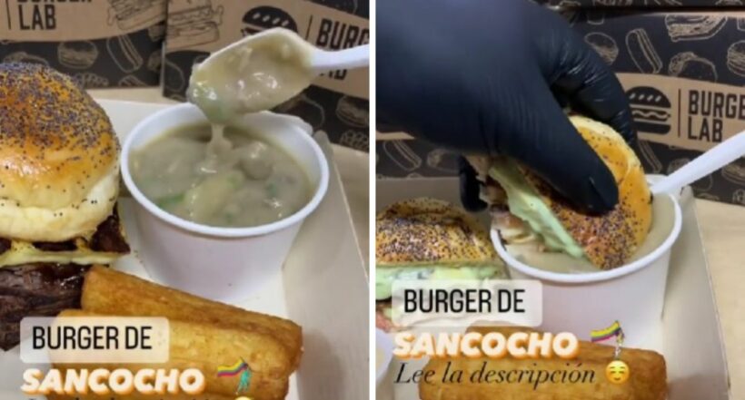 Crearon hamburguesa de sancocho en restaurante de Medellín y abundan críticas