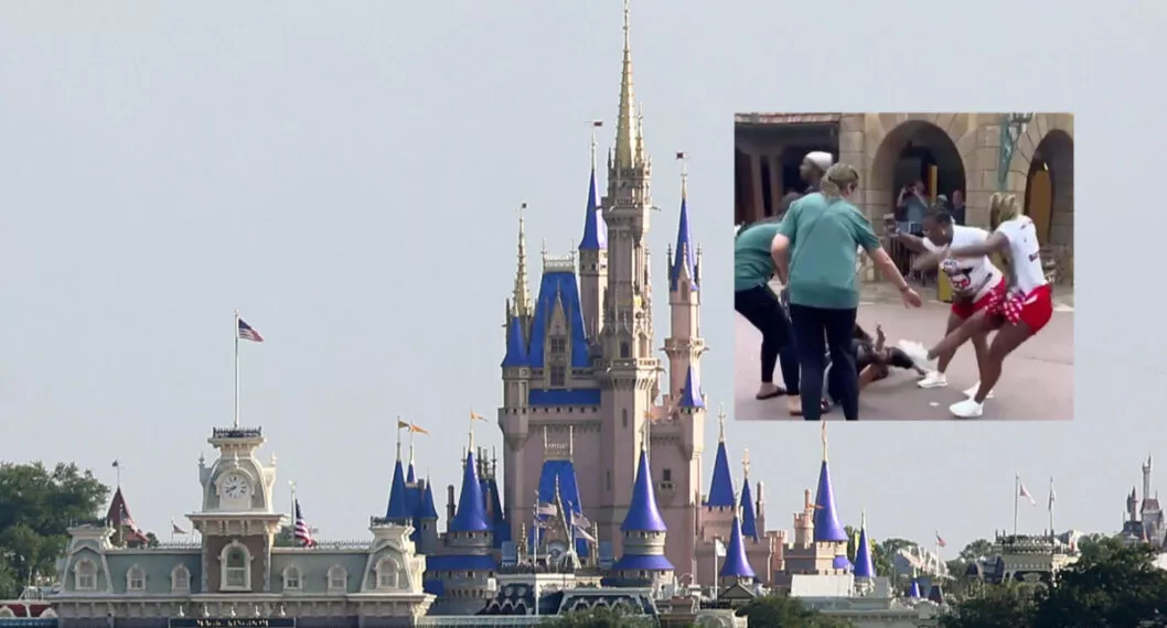 Agarrón en un parque de Disney World dejó un herido y tres detenidos