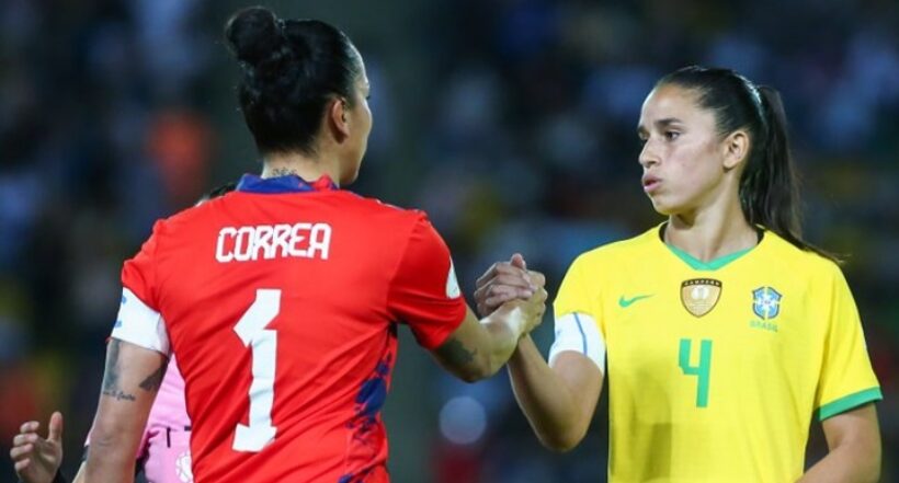 Imagen de las jugadoras de la Copa América Femenina: Brasil y Argentina clasificaron a la semifinal