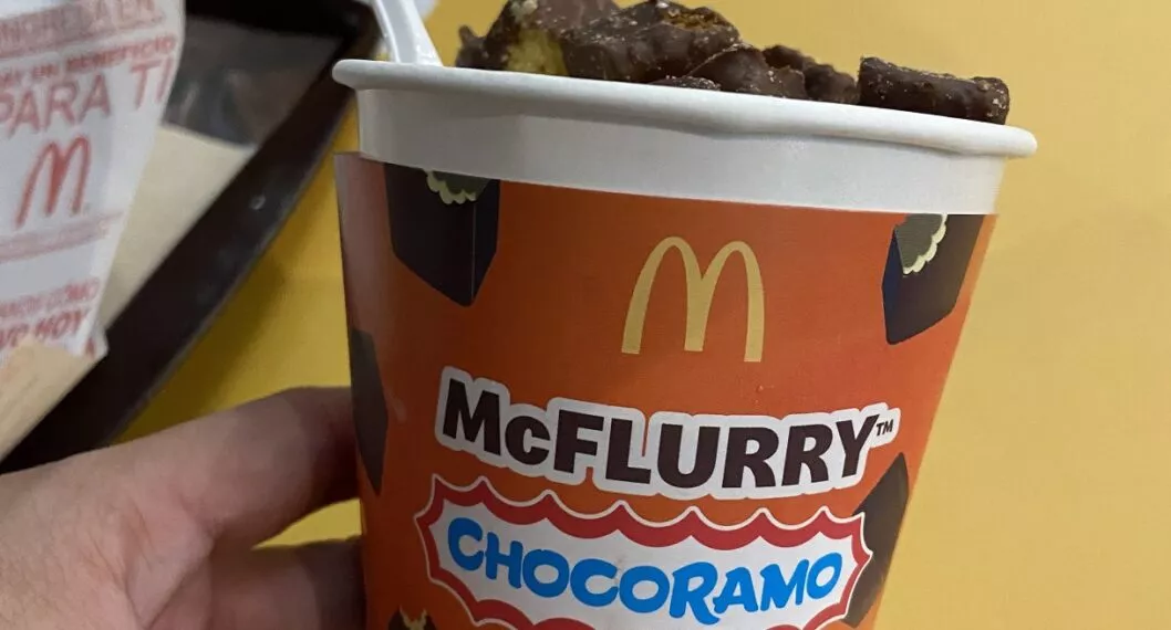 Cuántas calorías tiene el McFlurry de Chocoramo y cuánto vale
