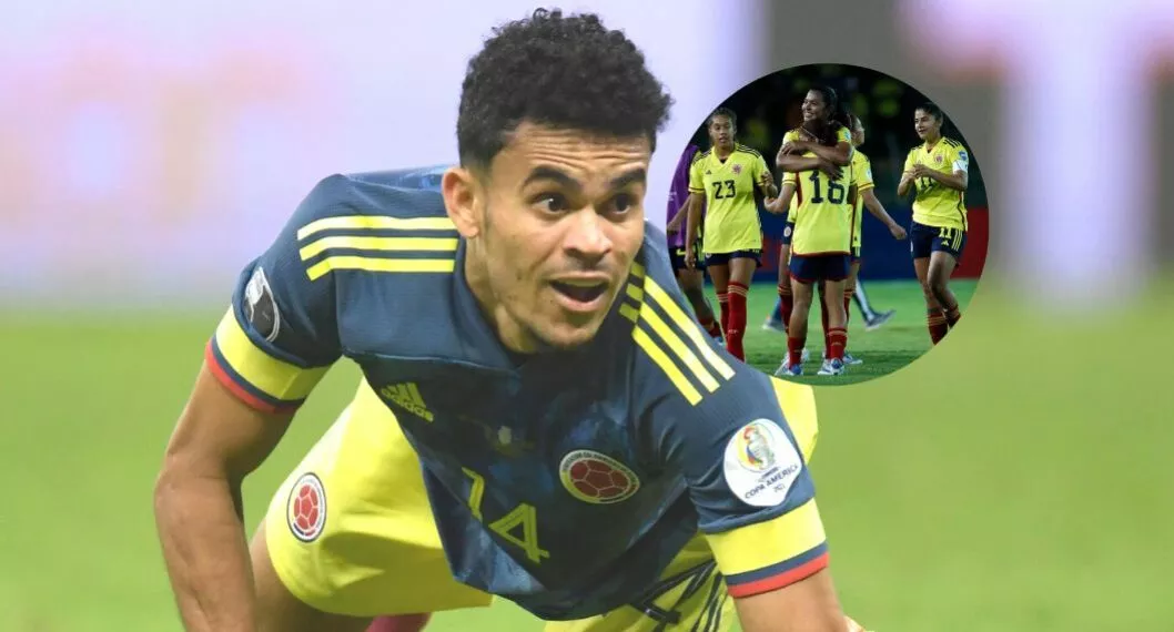 Fotos de Luis Díaz y Selección Colombia Femenina, en nota de Luis Díaz sobre Selección Colombia Femenina en Copa América tiró opinión directa. 