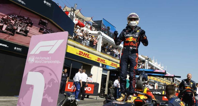 Imagen de la Fórmula 1, a propósito que Max Verstappen está cerca de repetir título por error de Ferrari