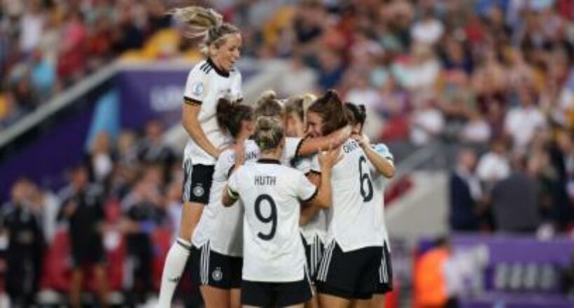 Imagen de las jugadoras de la Eurocopa Femenina 2022: Francia y Alemania disputan cupo a la final