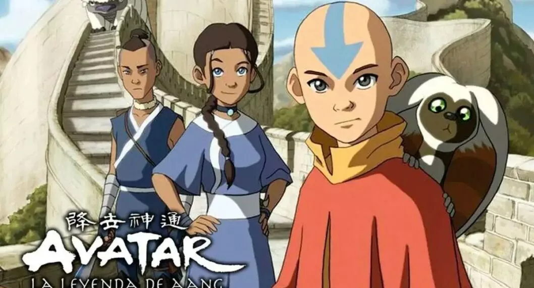 Imagen de Nickelodeon que anunció nueva película animada del ‘Avatar’