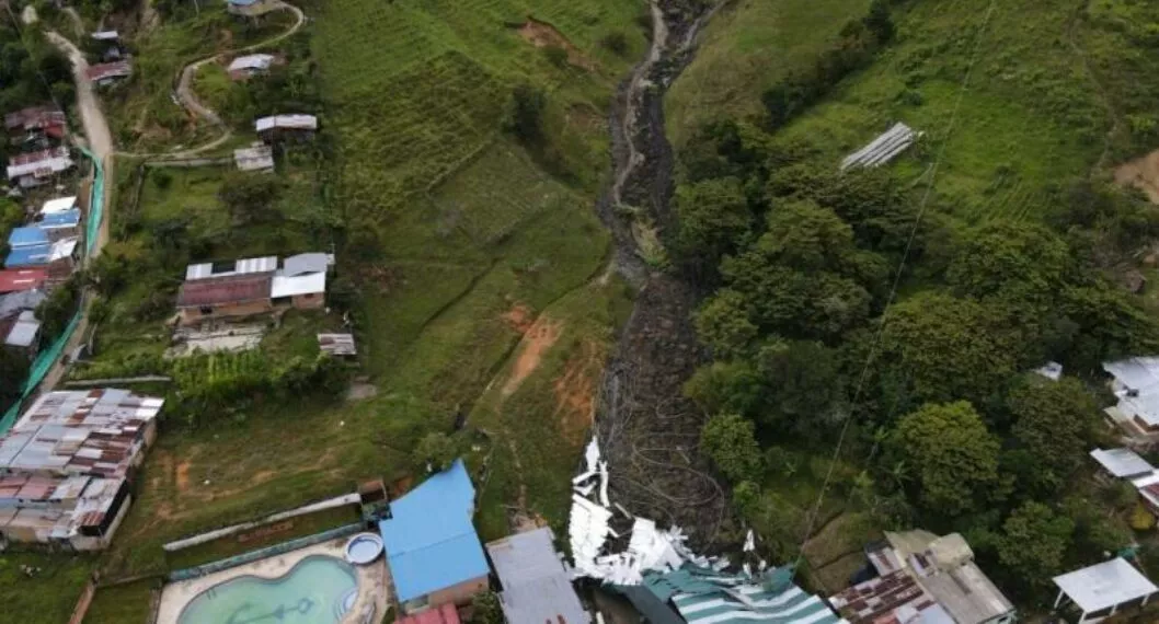 Imagen del Tolima, en donde Avalancha causó emergencia en Rioblanco y enterró un parqueadero