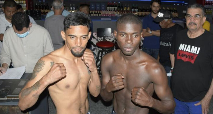Yuberjén Martínez debutó con victoria en el boxeo profesional con el venezolano Yeison Hernández. 