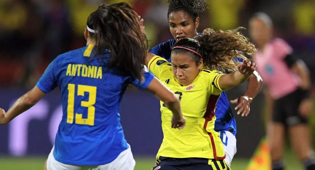 Selección Colombia, que perdió 1-0 final de Copa América Femenina ante Brasil.