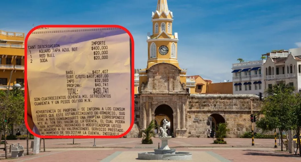 Un turista tuvo que pagar $ 400.000 por una botella de aguardiente en Cartagena. Se quejó por el cobro injustificado en redes sociales. 