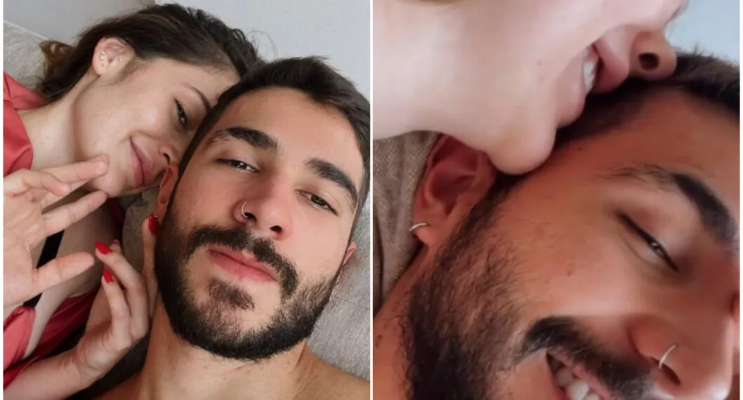 Lina Tejeiro publicó una historia en su Instagram en la que muestra cómo consiente a su novio Juan Duque poco después de despertar juntos. 