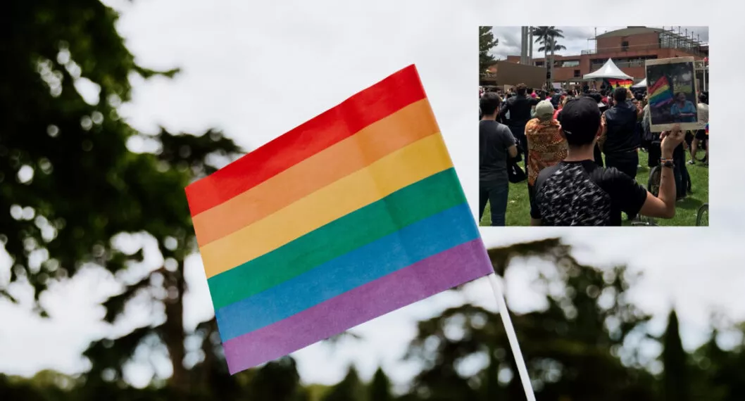 Comunidad LGBTIQ+ llegó hasta el parque donde pareja gay fue agredida en Bogotá