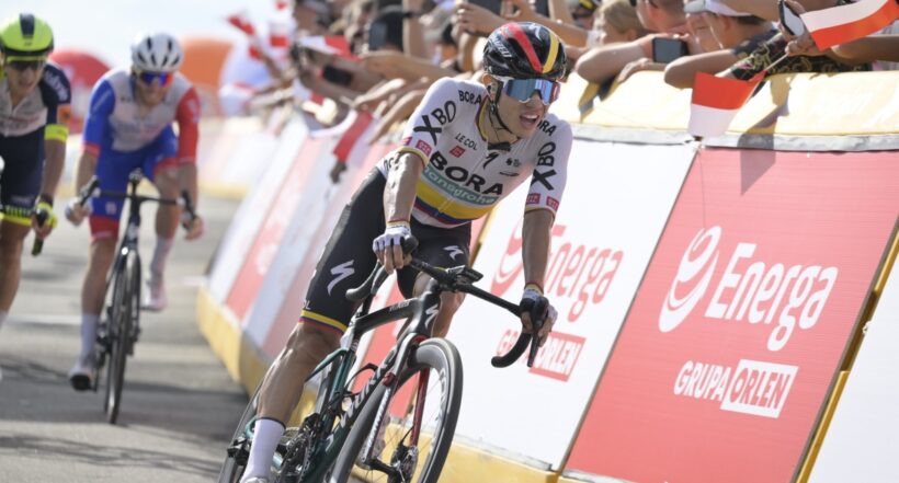 El ciclista colombiano Sergio Higuita asumió el liderato del Tour de Polonia.