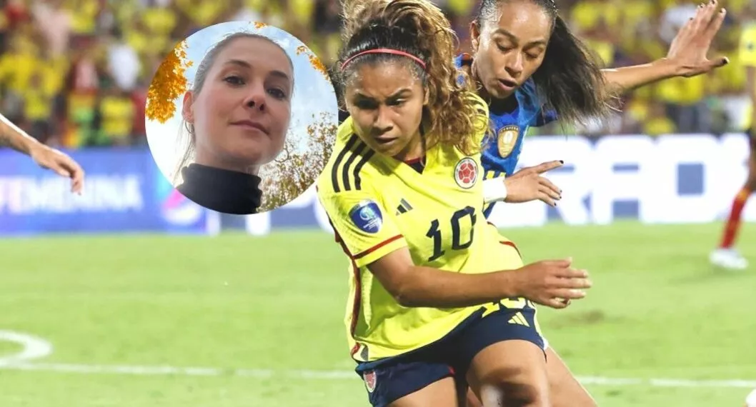 Fotos de Catalina Gómez y Leicy Santos, en nota de Catalina Gómez y Selección Colombia Femenina en Día a día: de qué se enteró ella.