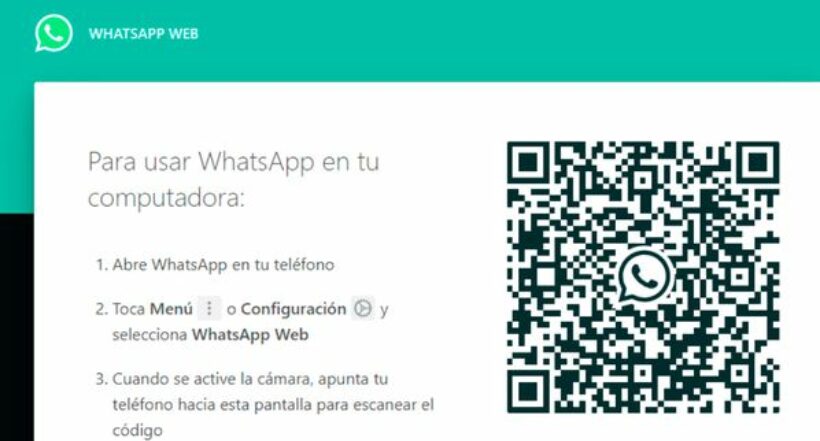 Imagen de WhatsApp Web escáner a propósito de cómo pasar del celular a una tablet