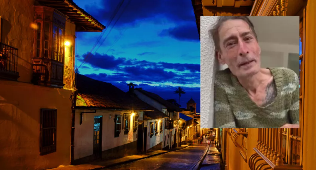 Video de español que dice dormir en calles de Bogotá hace un mes