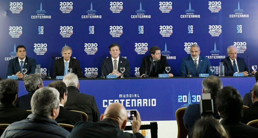 Argentina, Chile, Uruguay y Paraguay quieren el Mundial 2030 para festejar el centenario de creación del evento. Pelearán ante España y Portugal, quienes parten como favoritos.