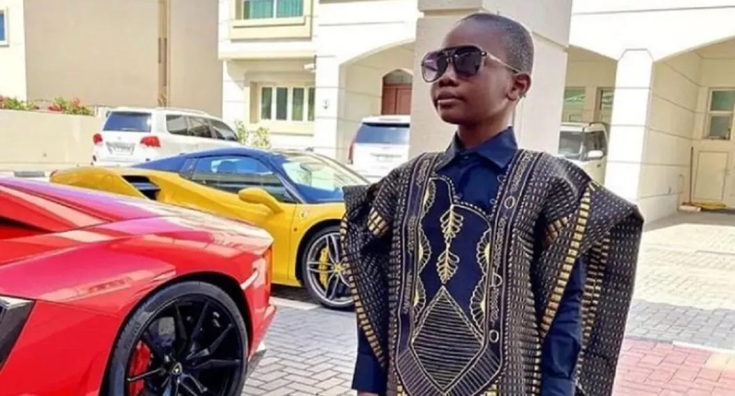 ‘Mompha Junior’ es el niño más rico del mundo y tiene lujosa vida en Emiratos Árabes.