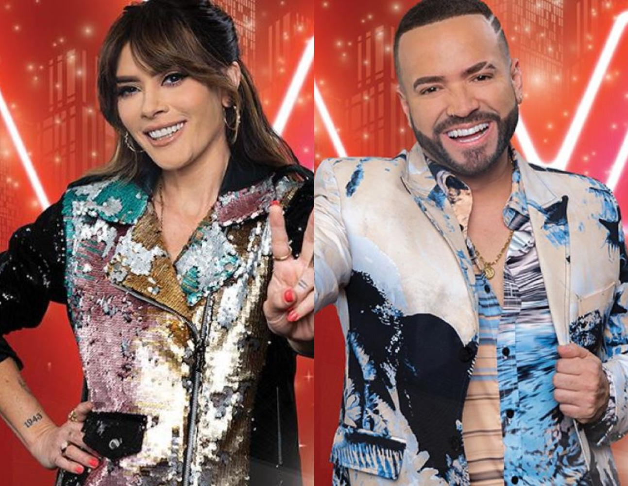 Kany García y Nacho, de 'La voz kids', ilustran nota sobre sus negocios alternos