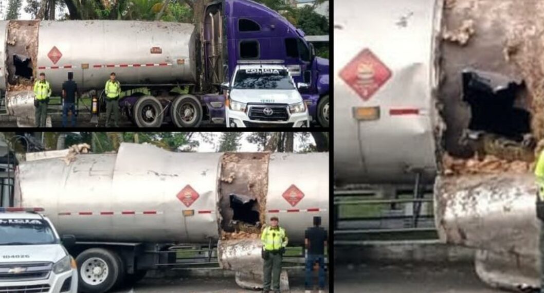 Imagen de lo que hallaron en Tolima: 450 kilos de marihuana fueron encontrados en camión cisterna 