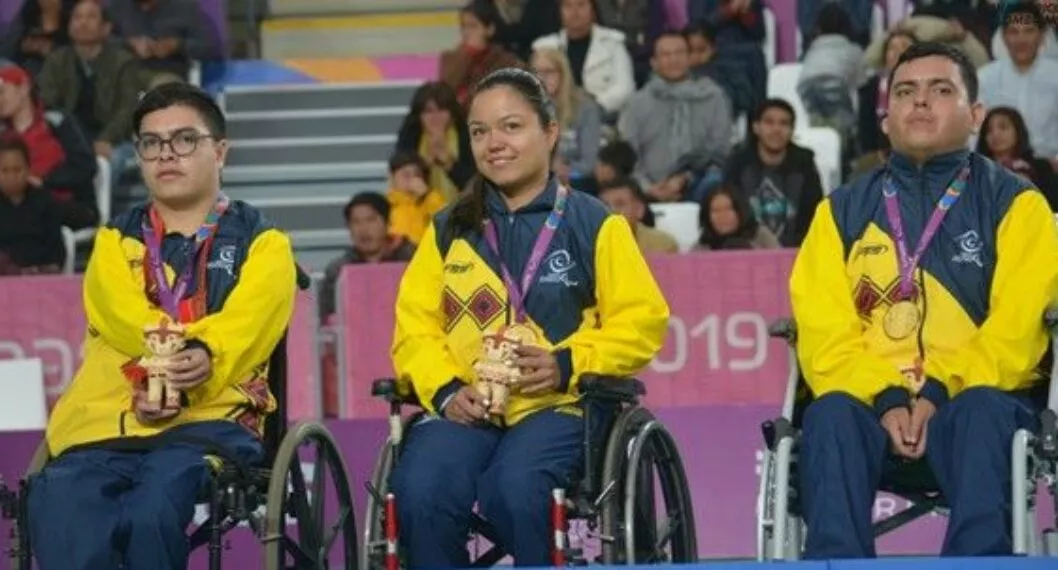 Imagen de los deportistas que estarán en Bogotá para los Juegos Parapanamericanos Juveniles 2021 que se harán en 2022