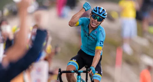 'Supermán' López se montó al podio de la Vuelta a Burgos y Santiago Buitrago ganó la 'malliot' blanca