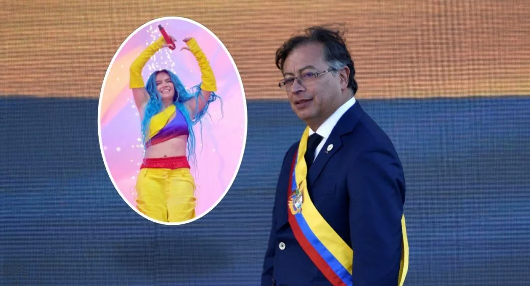 Karol G encabeza lista de personajes famosos que usaron en nuevo video del himno nacional en gobierno de Gustavo Petro: están Nairo Quintana, Selección Colombia y más.