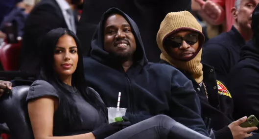 Imagen de Kanye West que se burló por la separación de Kim Kardashian y Pete Davidson