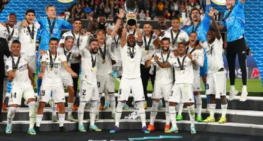 El Real Madrid conquistó su quinto título y alcanzó al Barcelona y al Milán.