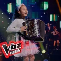 ‘La Voz Kids’: Isabella le dio clase de acordeón a los jurados