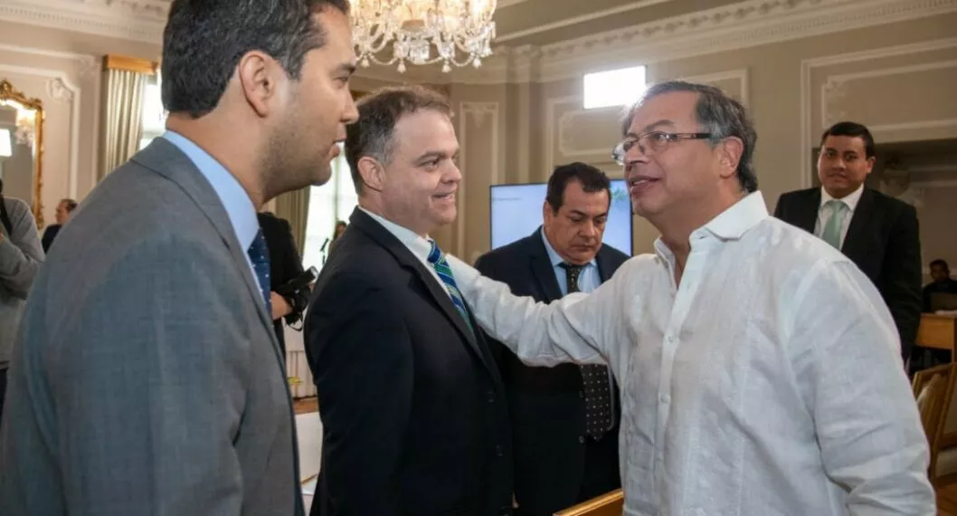 El encuentro entre el alcalde de Valledupar y el presidente Gustavo Petro 