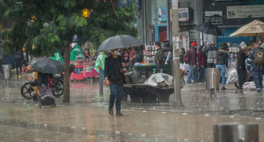 Seguirá la temporada de lluvias en Bogotá. Pronóstico del Ideam y Ministerio de Ambiente.