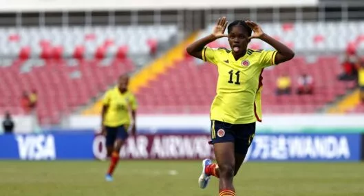 Imagen de las jugadoras del Mundial Femenino Sub-20, ya que Linda Caicedo clasificó a Colombia a cuartos de final